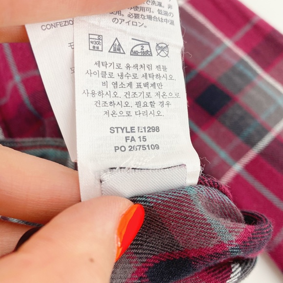 Men's J. Crew Midweight Flannel Classic Fit Shirt - Picture 9 of 9